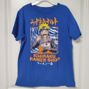 Naruto Ichiraku Ramen Shop Kids T-Shirt Size XL